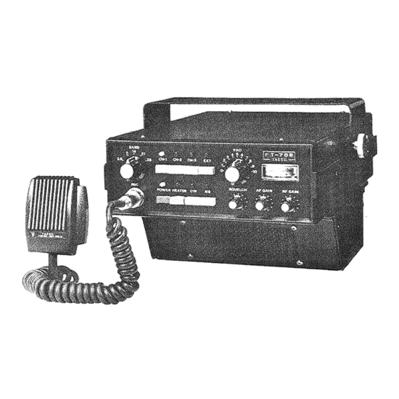 Yaesu FT-75B Instruction Manual