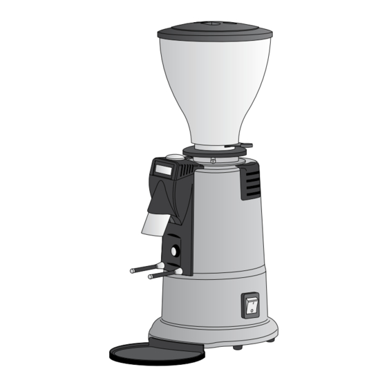 MACAP MXD series Espresso Grinder Manuals
