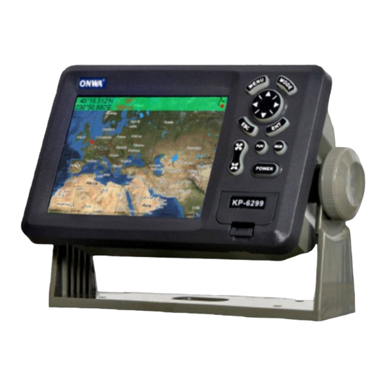 Onwa KP-6299 Operator's Manual