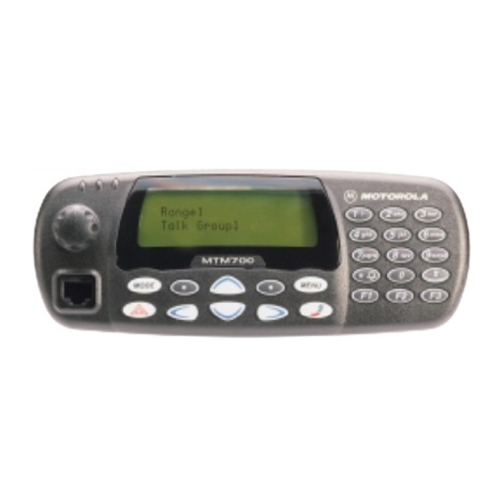 Motorola MT712 Basic Service Manual