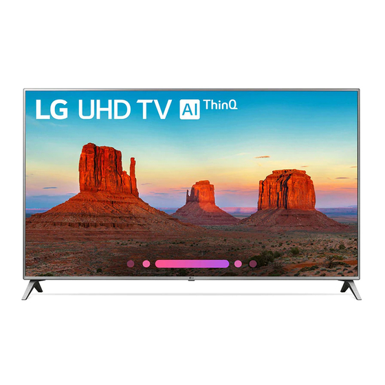 LG 43UK6500AUA Easy Setup Manual