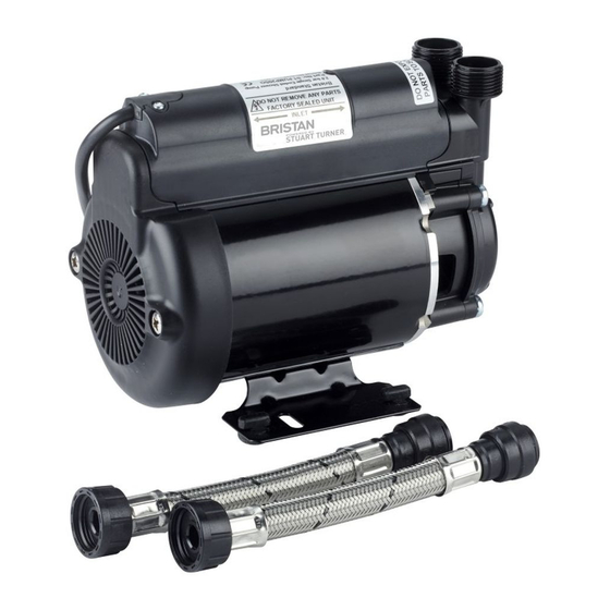 Bristan ST PUMP 20SG Installation, Operation & Maintenance Instructions Manual