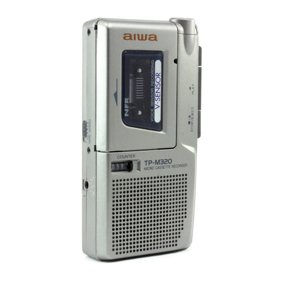 Aiwa TP-M320 Operating Instructions