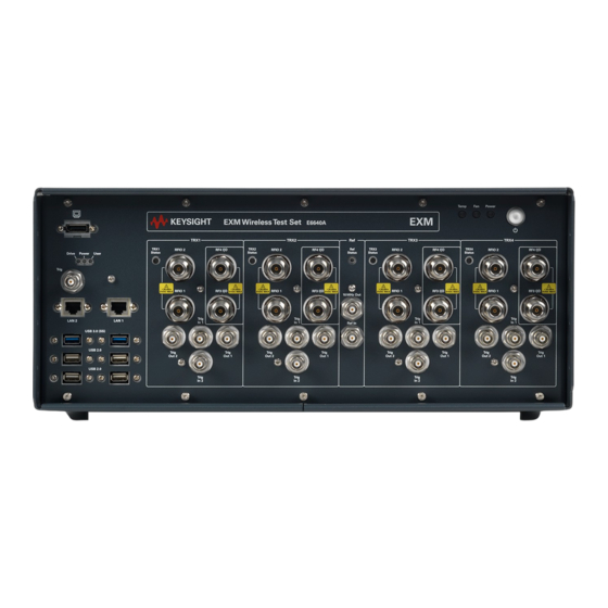 Keysight E6640A Measurement Applications User & Programmer Reference