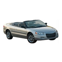 Chrysler 2005 Sebring Convertible Manual