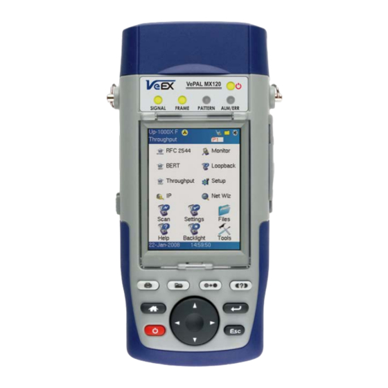 VeEX MX100 Series E-Manual