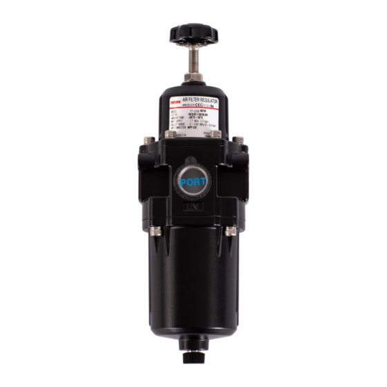 Rotork YT-200, YT-205, YT-220, YT-225 - Air Filter Regulator Quick Guide