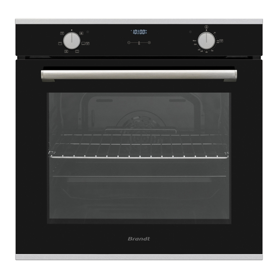 Brandt BOH1222X Built-in Oven Manuals