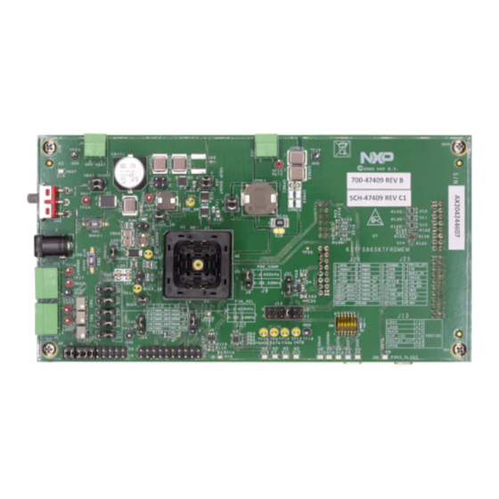 NXP Semiconductors KITFS86SKTFRDMEM User Manual