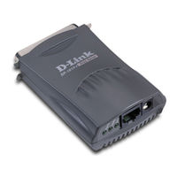 D-Link DP-101P - Pocket Ethernet Print Server User Manual