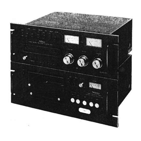 Technics RS-9900US Service Manual