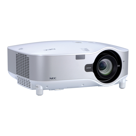 NEC NP3150 User Manual