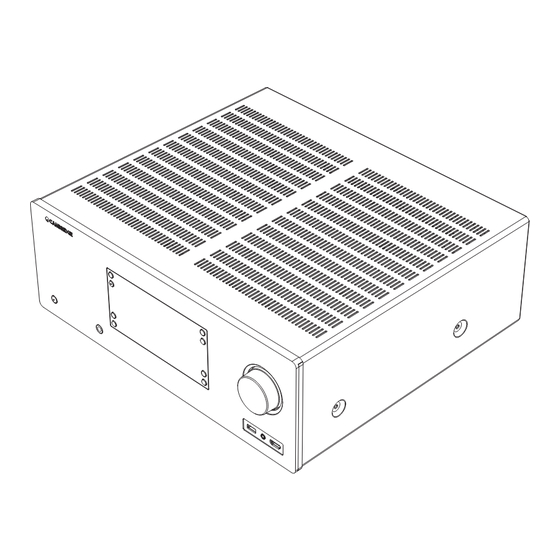 CAMBRIDGE CXR200 Setup Manual