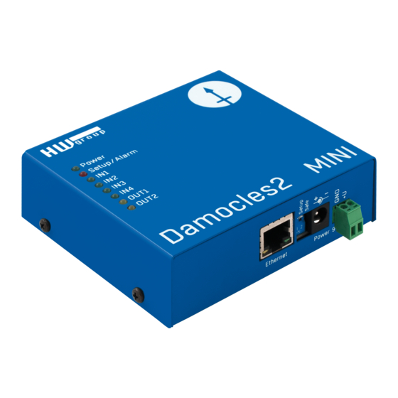 HW Group Damocles2 Series Manuals
