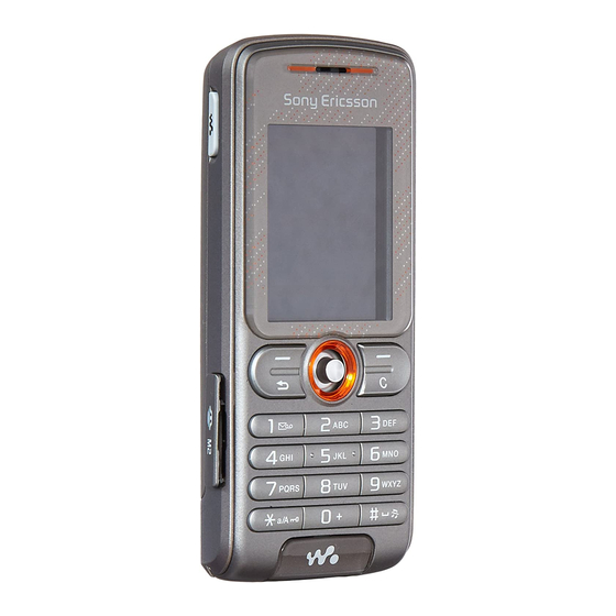 Sony Ericsson W200 User Manual