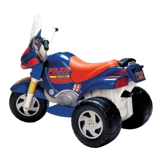 Peg-Perego Grinta XL Police Chief IGED1030 Use And Care Manual