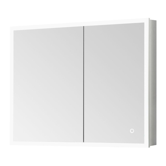 OVE NEVA MEDECINE CABINET Use And Care Manual