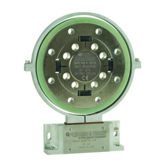 PCB Piezotronics TORKDISC 5302D-02A/012AC080AT Installation And Operating Manual