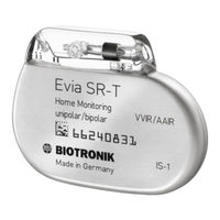BIOTRONIK Evia DR-T Manual