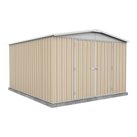 ABSCO SHEDS REGENT 30372RK-PTX Manual