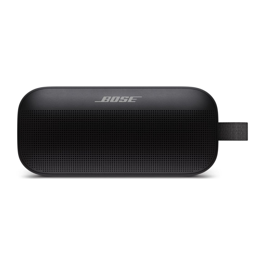 Bose SOUNDLINK FLEX SE Manual