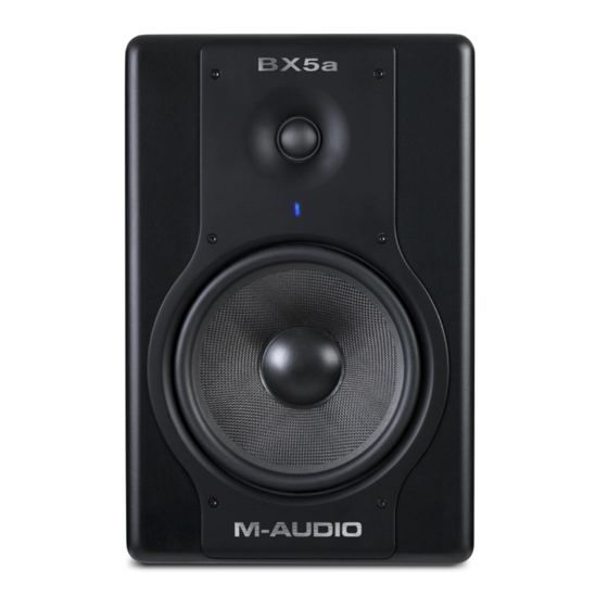 M-Audio Studiophile BX5a User Manual