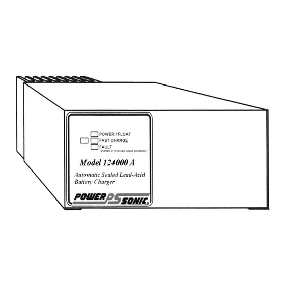 Power-Sonic PSC-124000A Operating Procedures And Safety Instructions
