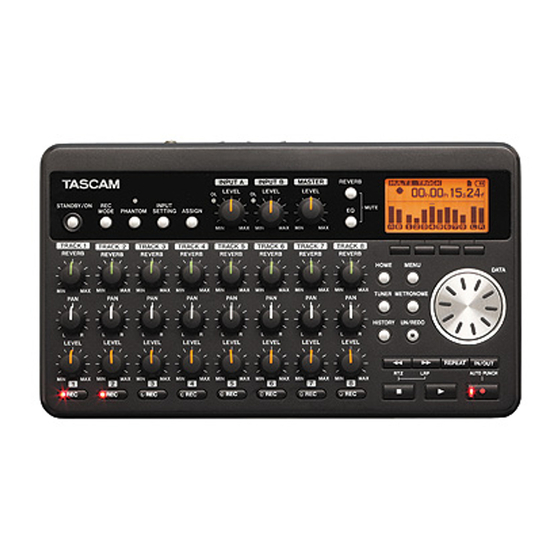 Tascam DP-008 Owner's Manual