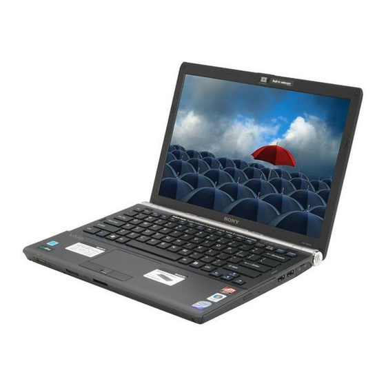 Sony Vaio VGN - SR100 Series User Manual