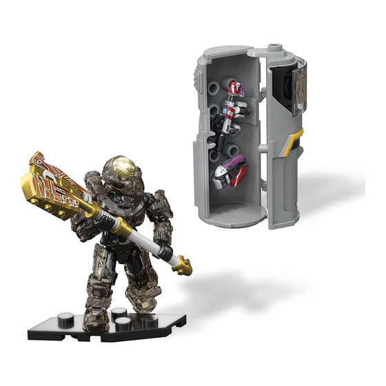 Mega Construx HALO PRO BUILDERS HERMES HAMMER POWER RACK GLB65 Manual