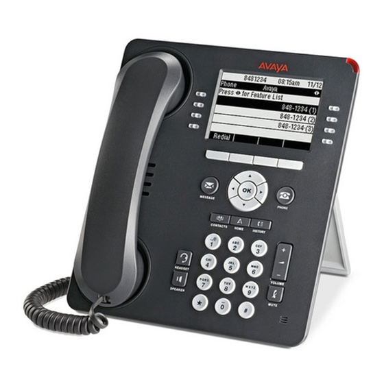 Avaya 9500 Series User Manual