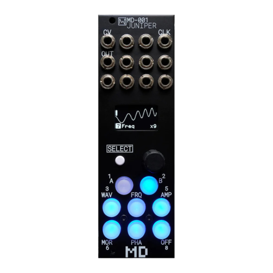 MD 001 User Manual