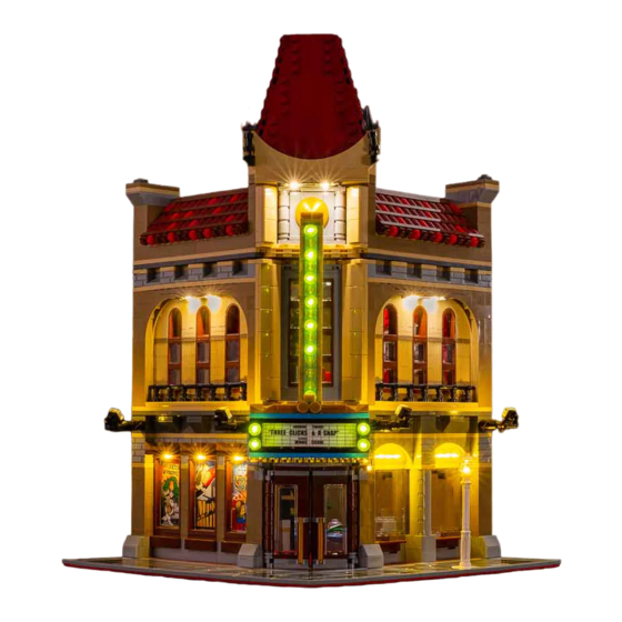 LIGHT MY BRICKS LEGO PALACE CINEMA 10232 LIGHT KIT Manuals