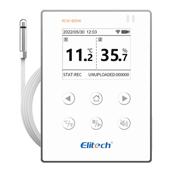 Elitech RCW-800W Series Manuals