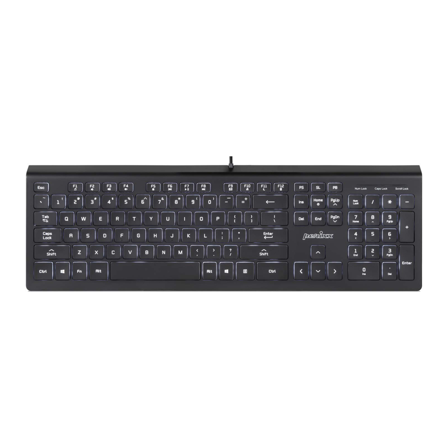 perixx PERIBOARD-324 - Keyboard Manual
