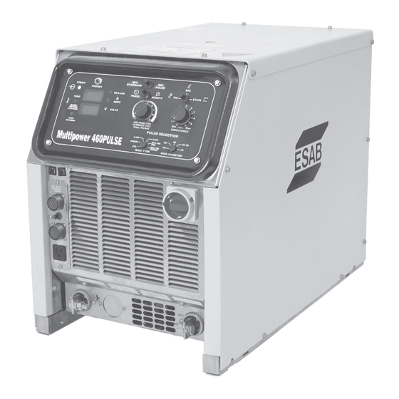 ESAB Multipower 460PULSE Instruction Manual