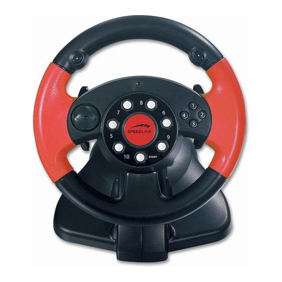Speed Link Red Lightning Wheel SL-6681 Manuals