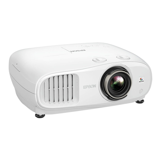 Epson Home Cinema 3200 Series Quick Setup