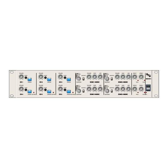 Fbt Audio Contractor MMZ 8004 S Operating Manual