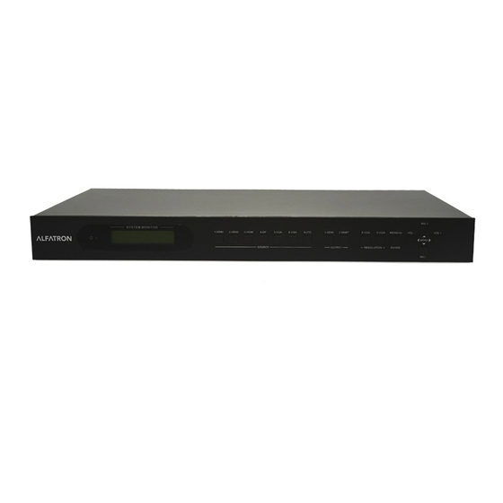 ALFAtron SM62T User Manual