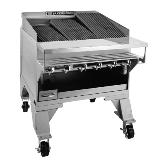 Bakers Pride Dante CH-10 Parts List