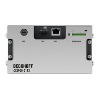 Beckhoff CX2900-0192 Manual
