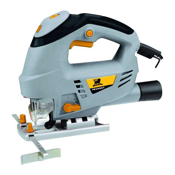 PEUGEOT EnergySaw-800JSV Using Manual