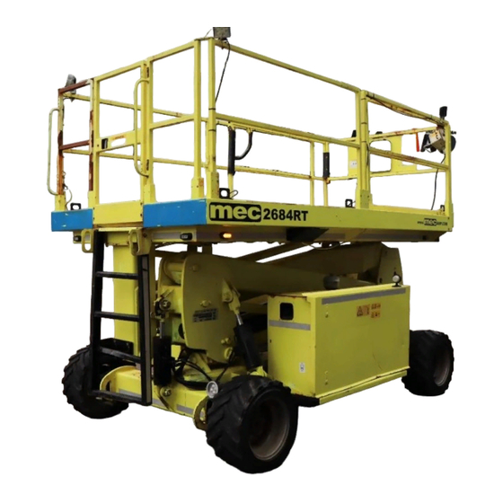 Mec Speed Level 84RT Series Operator's Manual