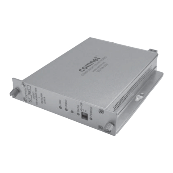 Comnet FVT10211 Installation And Operation Manual