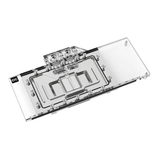 Alphacool EISBLOCK AURORA ACRYL RX 7900 XTX NITRO Quick Start Manual
