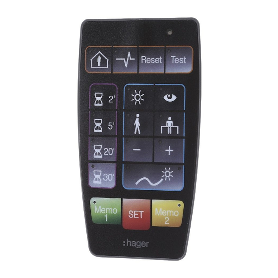 hager EE807 Quick Start Manual