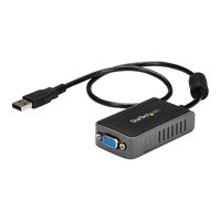 StarTech.com USB2VGAE2 Instruction Manual