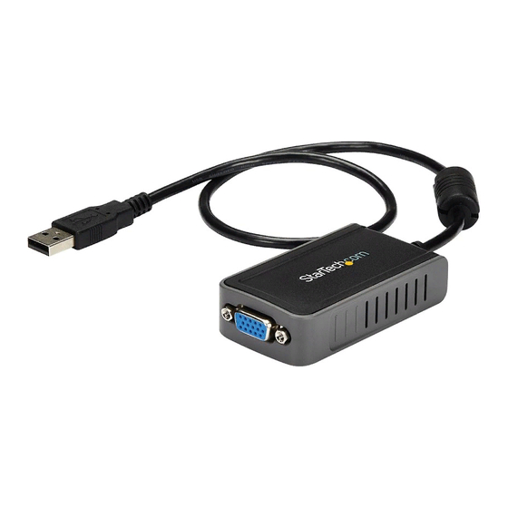 StarTech.com USB2DVIE2 Instruction Manual