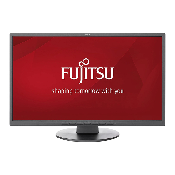 Fujitsu E22 Touch Operating Manual
